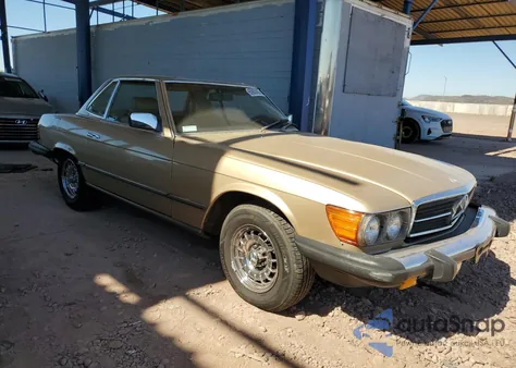 1985 Mercedes-Benz 380 Sl from USA, damaged, VIN WDBBA45C3FA018090